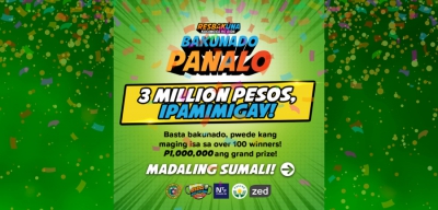 Are you vaccinated? Get a chance to win up to P1,000,000 with Bakunado Panalo Raffle!