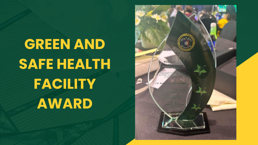 J.R. Borja General Hospital Receives 3-Star Green and Safe Health Facility Award
