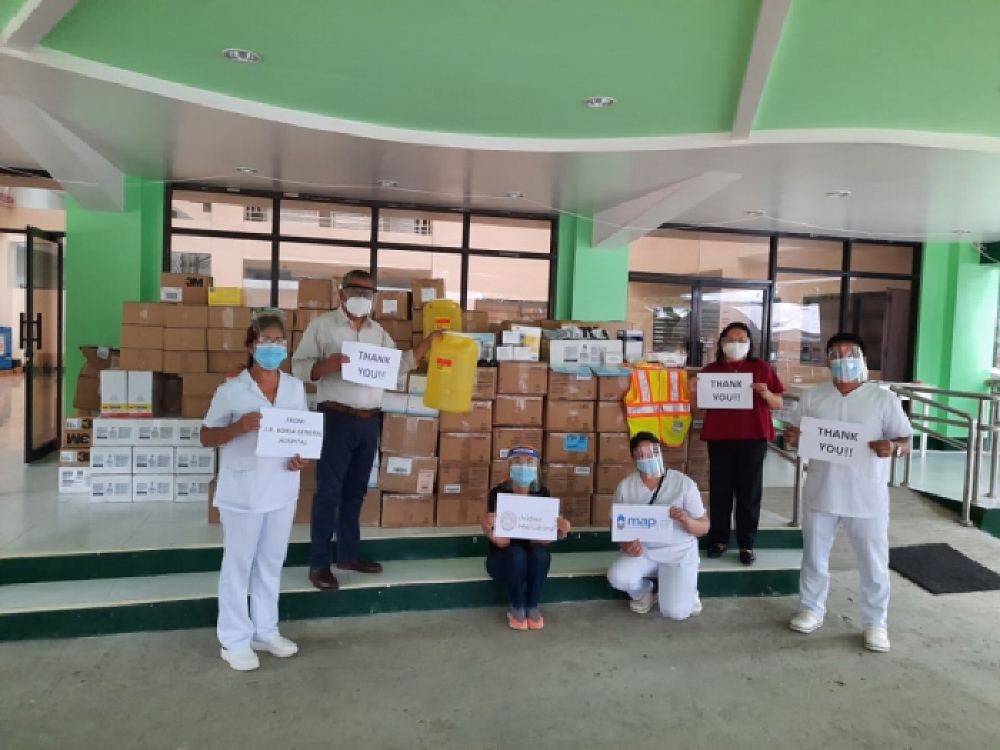 Medical Supplies Donation from MAP International