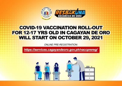 Vaccination Roll-out for ages 12-17 with Comorbidities starts on October 29, 2021